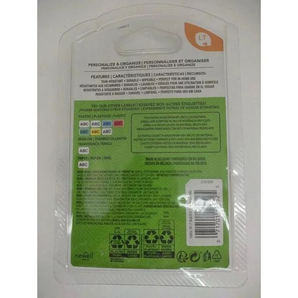 Dymo Clear Letra Tag Labels Model# 16952 New - Picture 4 of 9